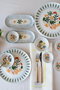 Hermia Juego de Desayuno de Porcelana de 14 Piezas Multicolor